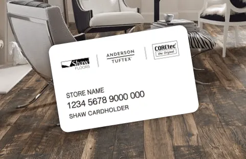 Financing Financing card | Rich's Modern Flooring