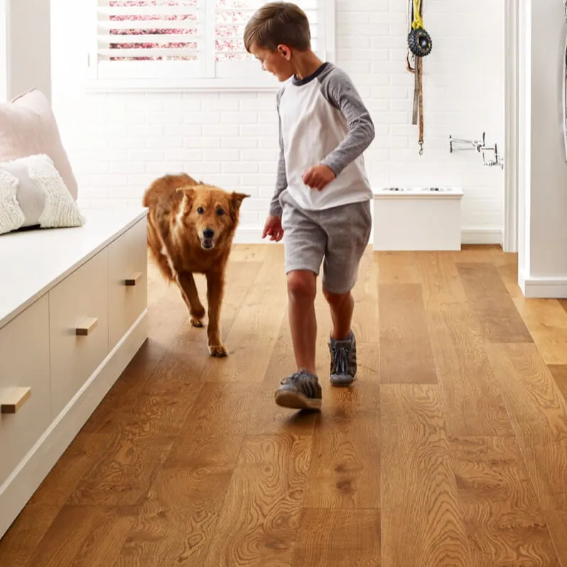 Hardwood-Install-After Baby and pet perfect Hardwood | Rich's Modern Flooring