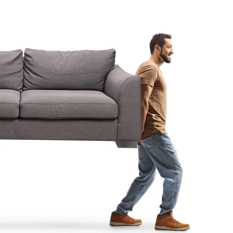 Moving sofa | Rich's Modern Flooring